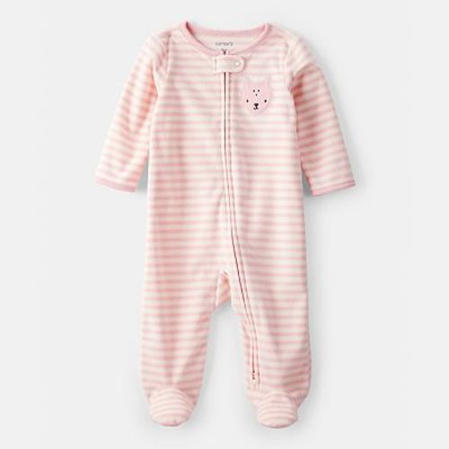 Baby Girl Carter's Deer Loose Fit Long-Sleeve Sleep & Play Pajamas