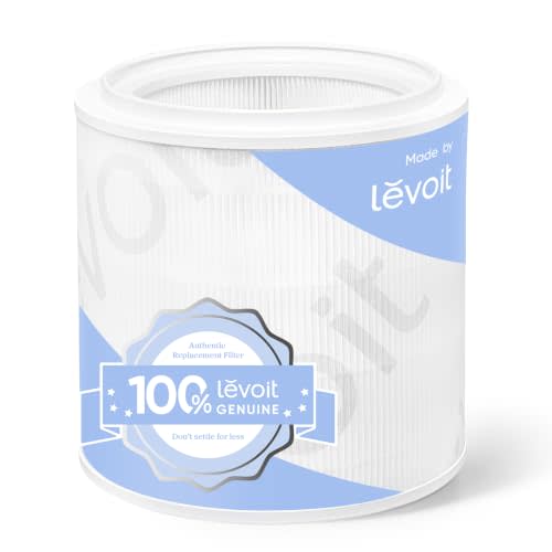LEVOIT Eleva 300X Genuine HEPA Replacement Filter Removes Allergens | AHAM VERIFIDE, True HEPA Filter Captures Dust&Allergens, Lifespan Monitor for Genuine Filter, Up to 24 Months, 1 Pack