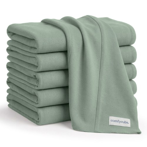Order Solid White Cotton Burp Cloths Online | Get 15% Discount – Comfy Cubs