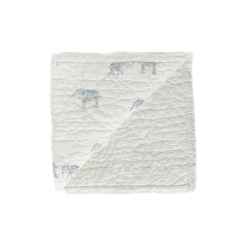 Follow Me Quilted Organic Cotton Baby Blanket