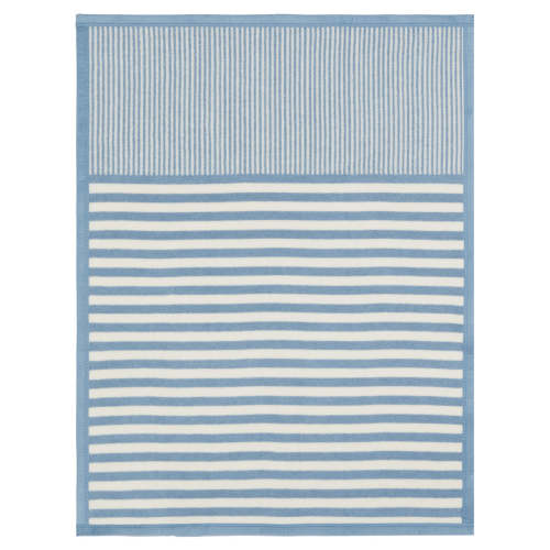 Sweet Pea Stripe Fog Mini Blanket