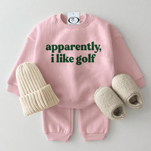 APPARENTLY I LIKE GOLF Baby 2-Piece Set