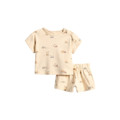 Frankie Construction Print T-Shirt & Shorts Set