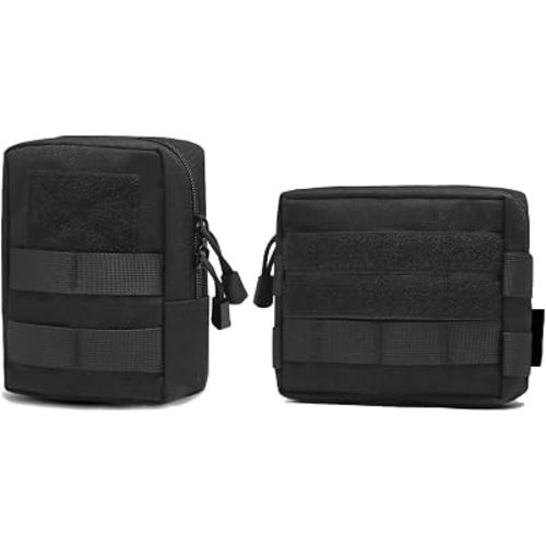 Tactical Cigarette Pouch Molle Small Military Bag Battery Cigarette Case EDC Utility Card Holder Lighter Slot Mini Cigar Waist Pack