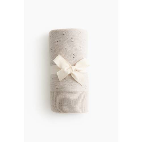 COTTON POINTELLE BABY BLANKET