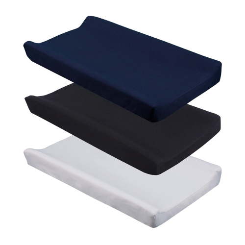 3Pcs Cotton Changing Pad Cover Breathable Cover Cotton Changing Pad Sheets Stretchy Diaper Change Table Sheets 32x16in