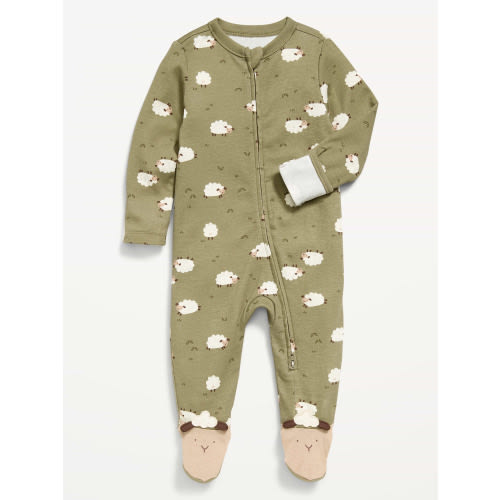 2-Way-Zip Sleep & Play Footed One-Piece for Baby