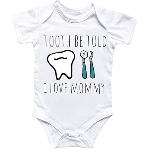 Dentist Tooth - Baby Boy Girl Clothes Infant Bodysuit Funny Cute Newborn