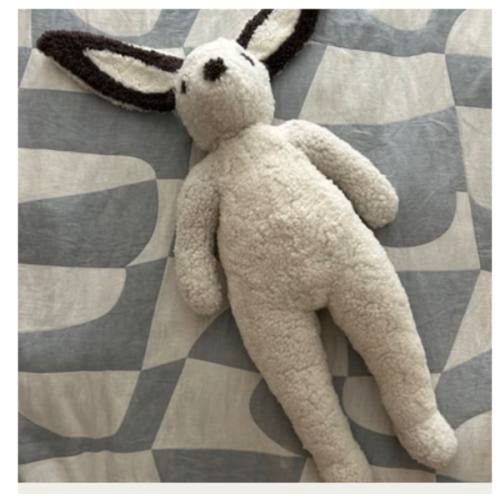 Clover: Shearling Sheepskin Bunny Stuffed with Wool– East Perry