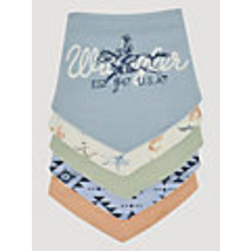 Wrangler Baby Boy's Bandana Bib 5-Pack | NEW | Wrangler®