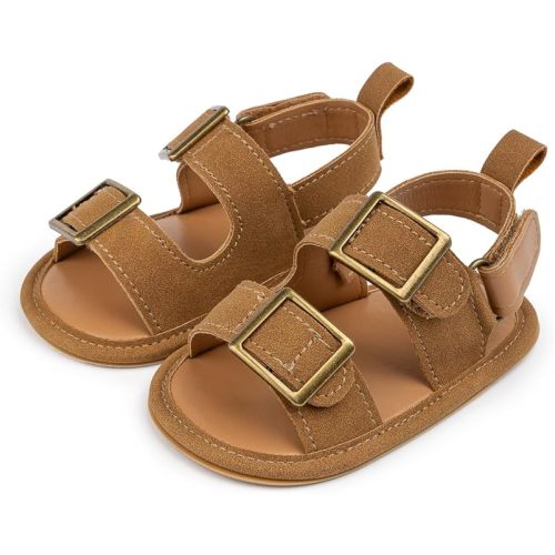Miamooi Infant Baby Boys Girls Summer Beach Sandals Non Slip Soft Rubber Sole Toddler Outdoor Closed-Toe First Walker Shoes