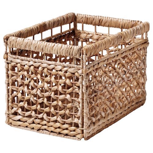 TÄTING Basket - banana leaves/natural 13 ¾x9 ¾x9 ¾ "