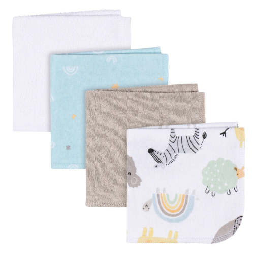 4-Pack Baby Neutral Little Animals Terry Washcloths – Gerber Childrenswear
