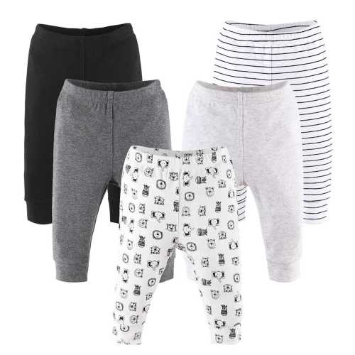 Safari Animals 5 Pack Baby Pants Set