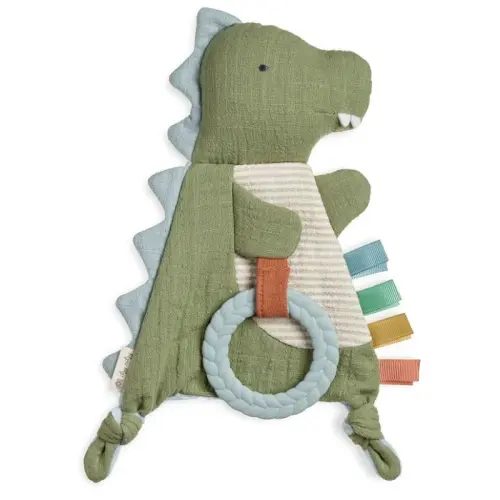 Bitzy Crinkle™ Sensory Crinkle Toy with Teether - Dino
