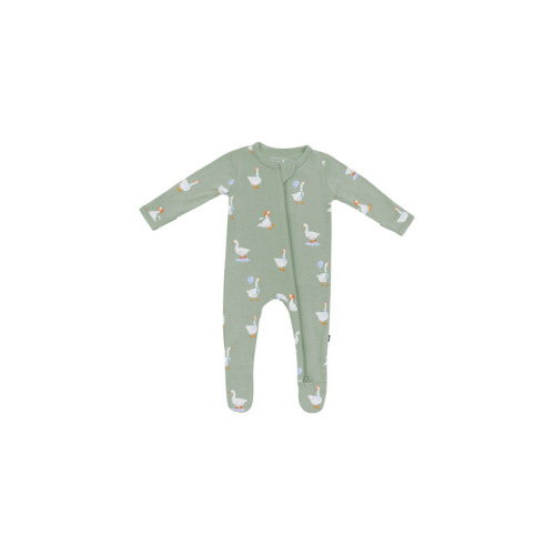 Kyte Baby Zippered Footie Silly Goose