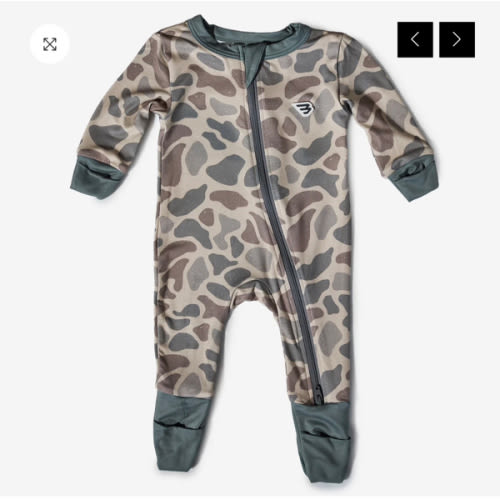 Baby Zip Up - Classic Deer Camo – BURLEBO