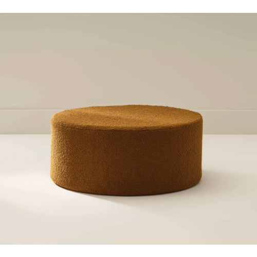 Chestnut Brown Ottoman | Boucle | House of Noa