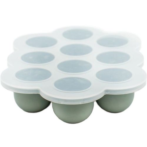 WeeSprout Silicone Freezer Tray w/ Clip on Lid Perfect Food Storage Container for Homemade Baby Food