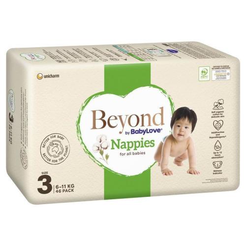 Beyond by BabyLove Nappies Size 3 (6-11kg) 46 Pack