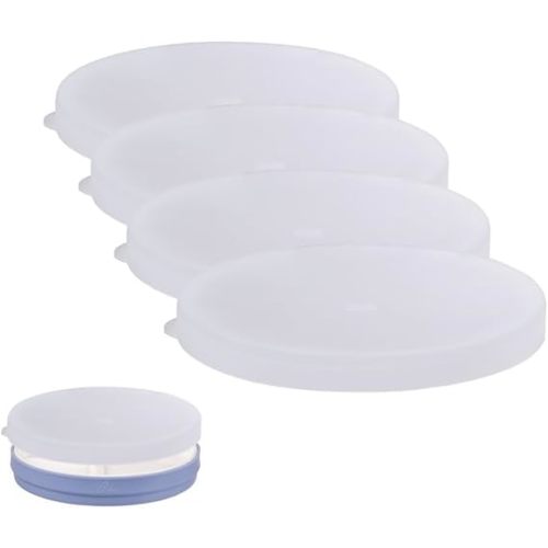 Elk and Friends Kids 6.7" Porcelain Plate Silicone Lids | Lids Only | Microwave & Dishwasher Safe