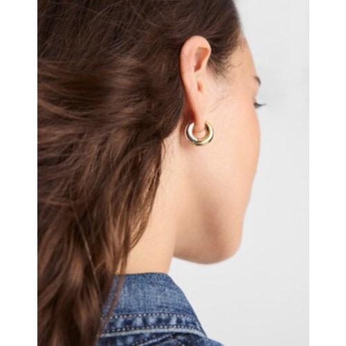 Chunky Donut Huggie Hoop Earrings | Madewell