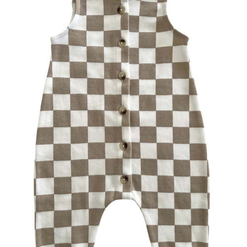 Checkered Overalls