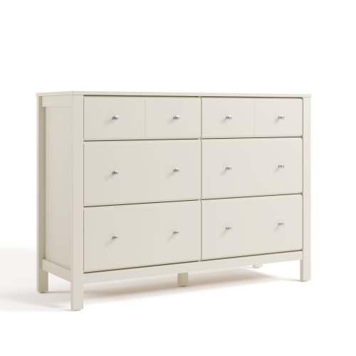 Storkcraft® Horizon 6 Drawer Dresser - Frosted Oat