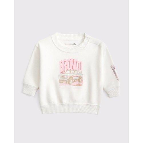 baby bronco graphic crew sweatshirt