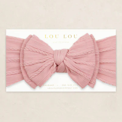 Lou Lou + Co Cable Knit Headband Asst Colors