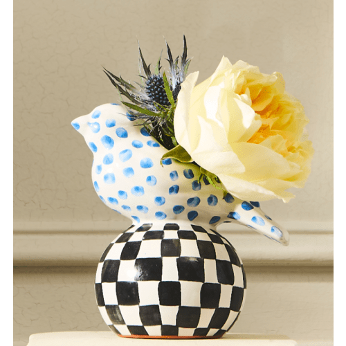 MacKenzie-Childs | Rosy Check Round Knob
