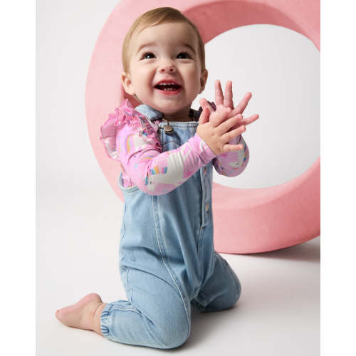 Light Blue Denim Overall | Little Sleepies