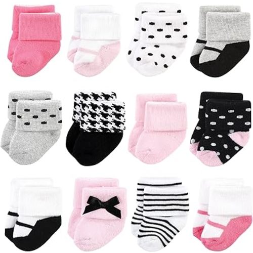 Little Treasure Baby Girls' Newborn Socks