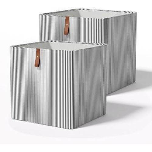 Cube Storage Bin 12x12 in- 2 Pack,Collapsible Fabric Storage Bins,Open Home Storage Bins,Baskets for organizing,For Clothing Storage,Toy Storage,Office Storage,Home Decoration