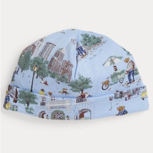 Polo Bear Cotton Interlock Beanie
