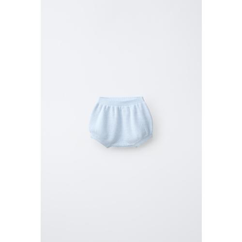 POCKET KNIT BLOOMERS - Light blue | ZARA United States