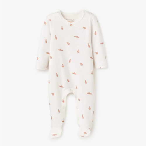 Fox Printed Organic Cotton Jumpsuit
