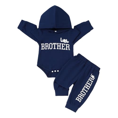 KIMI BEAR Baby Boy Clothes Newborn Boy Outfits Infant Letter Print Long Sleeve Romper Hoodies Pants Fall Winter Outfits