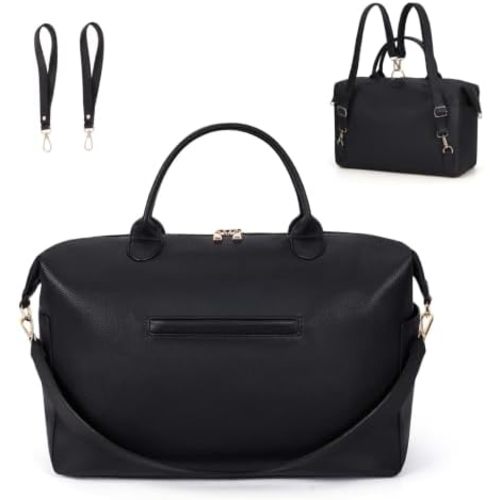 Diaper Bag Tote Convertible Vegan Leather Diaper Tote Backpack Diaper Mommy Bags Hospital Bag Work Totes