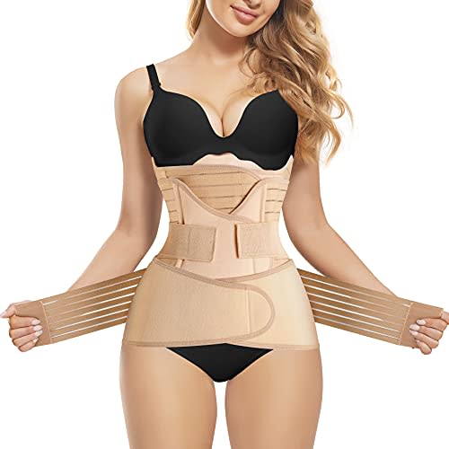 SCARBORO Postpartum Belly Band Wrap For Pregnancy C Section Post Party Recovery Binder Faja Postparto Waist Trainer Girdle