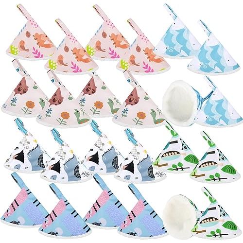 24 Pcs Peepeeteepe for Baby Boy, Reusable Pee Peep Teepee Baby Boy with Hang Loop(6 Patterns)