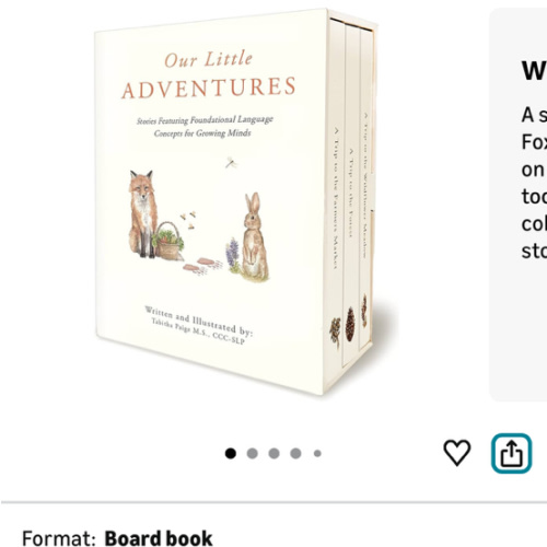 Our Little Adventures: Stories Featuring Foundational Language Concepts for Growing Minds (Tabitha Paige Children's Book Series)