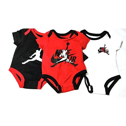 Nike Air Jordan Baby Assorted Bodysuits 3 Pack (3 months)