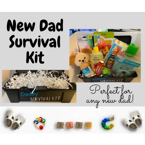 New Dad Survival Tool Kit - gift basket