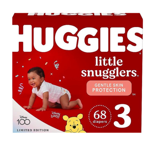 Little Snugsters Baby Diapers, Size 3 (16-28 lbs), 68 Ct (Select for More)