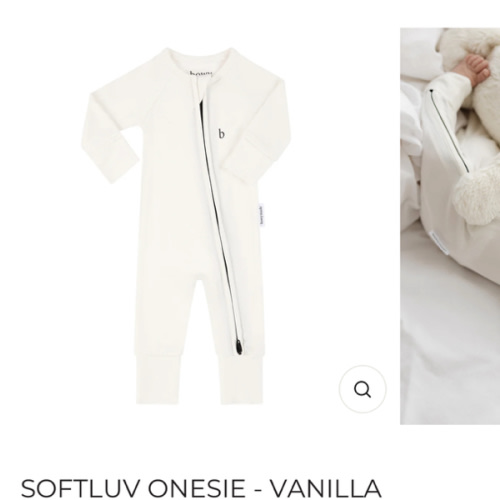 SoftLuv Onesie - Vanilla