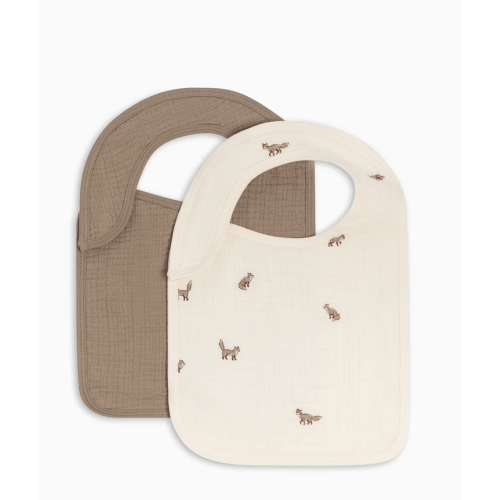 2-Pack Muslin Bibs