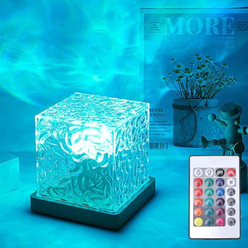 Star Projector, Ocean Wave Projector Light 16 Colors Galaxy Lamp with Remote Control Aurora Glow Lamp, 3D Tesseract Lamp Ceiling LED Lamp for Bedroom Home Bar Party Christmas Birthdays Gift