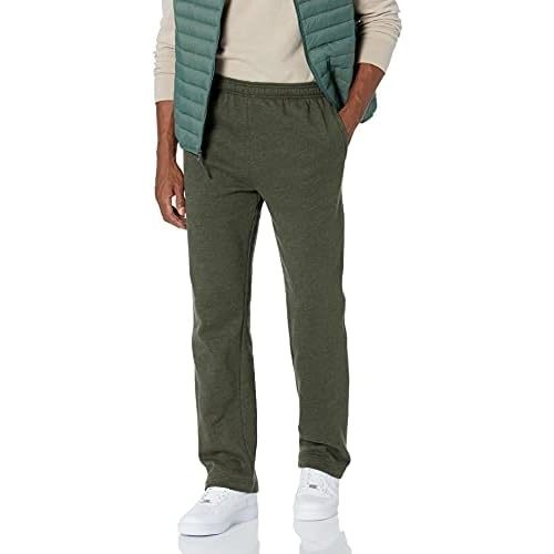 Amazon Essentials Men's Fleece Open Bottom Sweatpant (Available in Big & Tall)