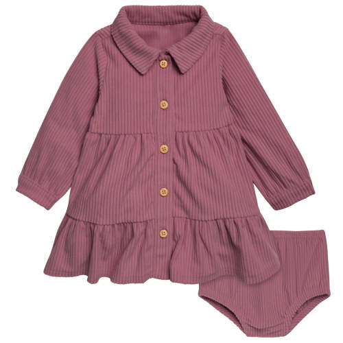 2-Piece Baby Girls Wine Corduroy Dress Set – Gerber Childrenswear